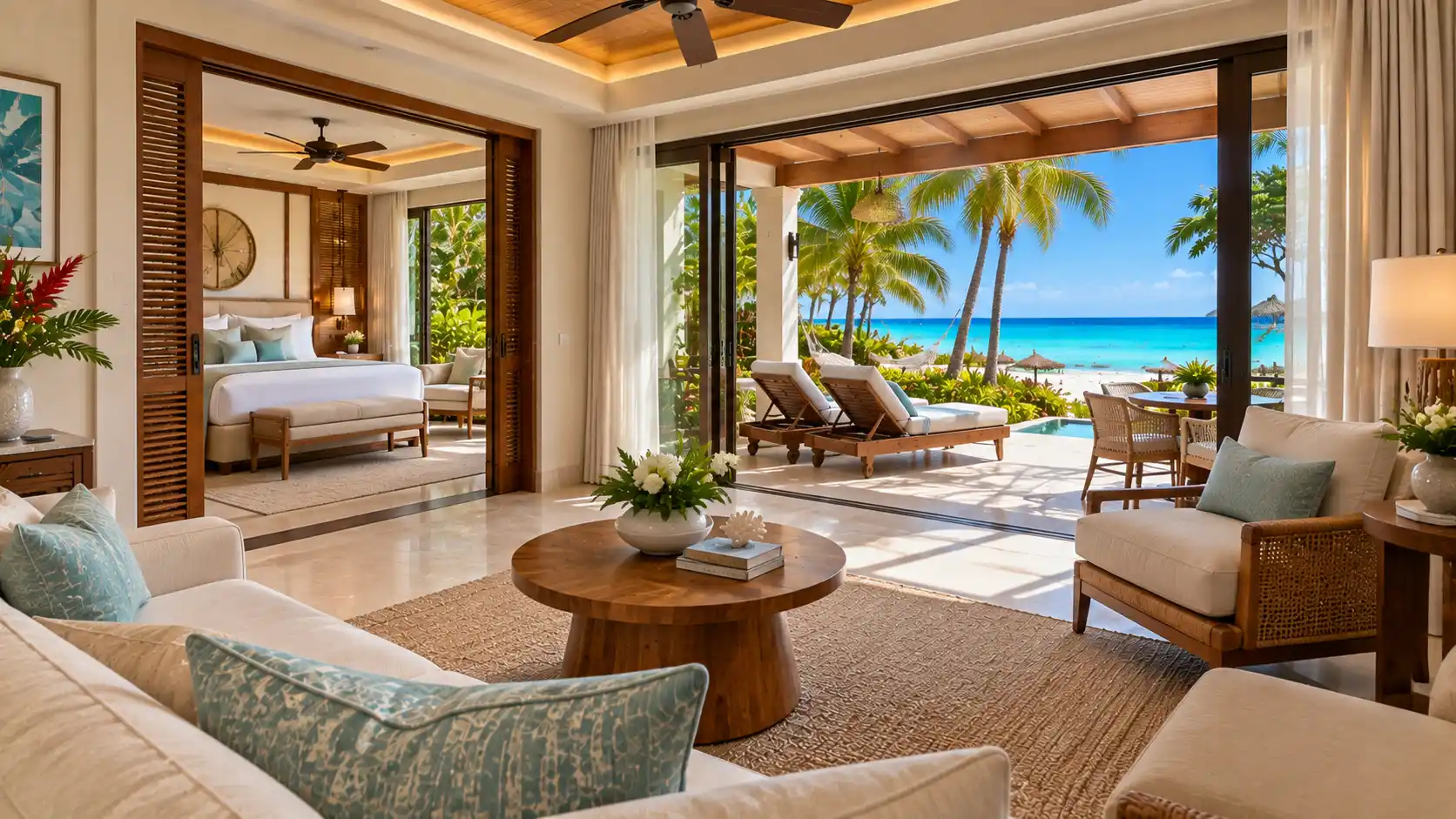 Beachfront Two-Bedroom Butler Suite